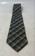 Load image into Gallery viewer, Murano Mens Multicolor Plaid Print Keeper Loop Adjustable Formal Designer Tie
