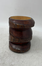 Load image into Gallery viewer, Vintage Cabo Polonio Uruguay Wood Mortar Tableware Rustic Vessel Cup Container
