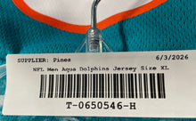 Load image into Gallery viewer, NFL Team Apparel Mens Aqua Miami Dolphins Tyreek Hill #10 Football Jersey Sz XL
