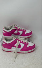 Load image into Gallery viewer, Nike Kids Dunk Low FB9108-102 White Pink Lace-Up Sneaker Shoes Size 13C
