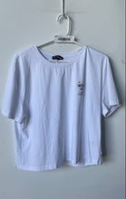 Load image into Gallery viewer, Karl Lagerfeld Womens White Short Sleeve Crew Neck Pullover T-Shirt Size Large

