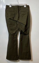 Load image into Gallery viewer, Banana Republic Womens Green Sloan Flat Front Flared Leg Dress Pants Size 12P
