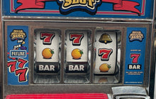 Load image into Gallery viewer, Vintage Radica 2001 Mega Million Jackpot Coin Bank Slot Machine Toy Untested
