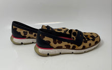 Load image into Gallery viewer, Cole Haan Womens 4.ZERØGRAND Brown Animal Print Penny Loafer Shoes Size 7B
