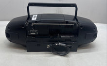 Load image into Gallery viewer, JVC Model RC-X520 Black Stereo AM/FM CD Dual Cassette Portable System Untested
