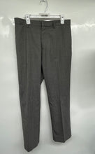 Load image into Gallery viewer, Banana Republic Mens Gray Flat Front Pockets Classic Fit Dress Pants Size 32/32
