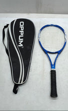Load image into Gallery viewer, Oppum PCT Titanium Speed Blue And White Tennis Racket With Carrying Case
