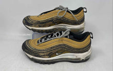 Load image into Gallery viewer, Nike Womens Air Max 97 Gold Black Low Top Lace-Up Sneaker Shoes Size 7
