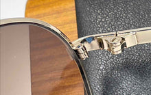 Load image into Gallery viewer, Authentic Marc by Marc Jacobs Women's Gold-Tone White Aviator Sunglasses
