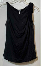 Load image into Gallery viewer, Authentic Armani Jeans Womens Black Sleeveless Draped Front Tank Top Size XS

