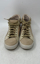 Load image into Gallery viewer, Nataly Mendez Womens Joie Beige Gold Lace-Up High Top Sneakers Shoes Size 7 D
