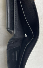 Load image into Gallery viewer, Fossil Mens Black Credit Card Slots Inner Pockets Bifold Wallet
