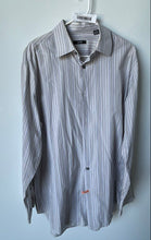 Load image into Gallery viewer, Alfani Mens Multicolor Striped Cotton Long Sleeve Collared Button-Up Shirt Sz XL
