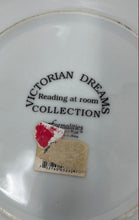 Load image into Gallery viewer, Formalities By Baum Bros Ceramic Victorian Dreams Reading At Room Plate
