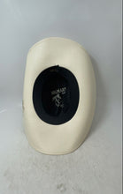 Load image into Gallery viewer, Molmart Hats Mens White Leather Band Wide Brim Durango Western Cowboy Hat
