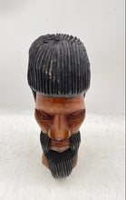 Load image into Gallery viewer, Hand Carved Wooden Sculpture Represents An African Or Jamaican Style
