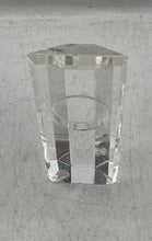 Load image into Gallery viewer, Reed &amp; Barton Crystal Glass Clear Home Decor Prism Desktop Clock Tower Frame
