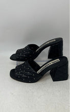 Load image into Gallery viewer, Karl Lagerfeld Womens Shai Black Leather Studded Slide Sandals Size 6.5M
