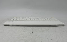 Load image into Gallery viewer, Logitech White Ultrathin Clip On Automatic Sleep Keyboard Cover For iPad Mini
