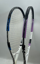 Load image into Gallery viewer, 2-Pack Oppum Pro 25 Junior Kids Multicolor Lightweight Tennis Rackets With Cover
