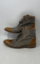 Load image into Gallery viewer, Domenico Mens Brown Cap Toe Lace-Up Block Ankle Boots Size EUR 41

