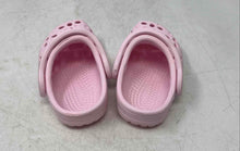 Load image into Gallery viewer, Crocs Kids Classic Pink Floral Cut-Out Backstrap Clog Sandals Size 4
