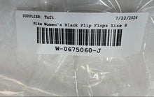 Load image into Gallery viewer, Nike Womens Comfort Footbed Black Slip-On Open Toe Slide Sandals Size 8
