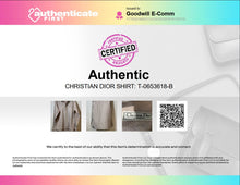 Load image into Gallery viewer, Authentic Christian Dior Mens Gray Button-Up Shirt No Size Pit To Pit 22''
