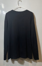 Load image into Gallery viewer, Banana Republic Mens Black Long Sleeve Round Neck Pullover T-Shirt Size 2XL
