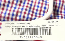 Load image into Gallery viewer, Tommy Hilfiger Mens Multicolor Plaid Long Sleeve Dress Shirt Size 17 34/35
