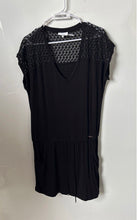Load image into Gallery viewer, Calvin Klein Womens Black Short Sleeve Swimwear Cover-Up Dress Size S/M

