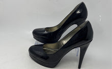 Load image into Gallery viewer, G By Guess Womens Black Leather Slip-On Stiletto Pump Heels Size 10W
