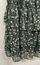 Load image into Gallery viewer, Mango Womens Green Printed Sleeveless Round Neck Pullover Mini Dress Size S
