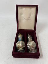 Load image into Gallery viewer, 2 Piece Of Silver Tone Treasures By Godinger Traditional Salt &amp; Pepper Shakers
