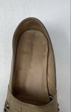 Load image into Gallery viewer, Authentic Giorgio Armani Mens Gray Loafer Shoes Size EUR 41.5 Worn Damaged
