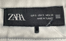 Load image into Gallery viewer, Zara Womens Black Front Adjustable Drawstring Wide-Leg Trousers Pants Size Small

