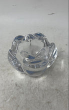 Load image into Gallery viewer, Mikasa Copenhagen Lotus Romantic Bloom Crystal Votive Tealight Candle Holder
