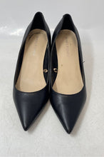 Load image into Gallery viewer, Marc Fisher Womens Black Leather Pointed Toe Slip-On High Pump Heel Size 5.5M

