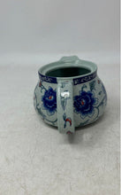 Load image into Gallery viewer, Blue Floral Pattern Ceramic Tableware Coffee Accessories Teapot With Handle
