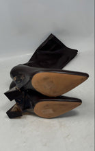 Load image into Gallery viewer, Fashion Nova Womens Brown Leather Pointed Toe Block Heel Booties Size 8.5
