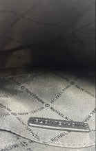Load image into Gallery viewer, Michael Kors Womens Jet Set Black Monogram Print Leather Shoulder Crossbody Bag
