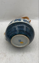 Load image into Gallery viewer, Japanese Teapot Set Blue Flower Pattern Rattan Handle Pot 6 Tea Cups Tableware
