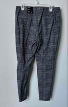 Load image into Gallery viewer, Alfani Womens Black White Flat Front Straight Leg High Waist Ankle Pants Sz 12P
