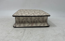 Load image into Gallery viewer, Michael Kors Womens Beige Brown Signature Print Adjustable Strap Crossbody Bag
