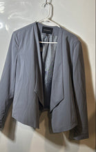 Load image into Gallery viewer, Banana Republic Womens Gray Long Sleeve Casual Open Front Blazer Size 14
