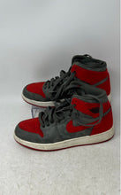 Load image into Gallery viewer, Nike Kids Air Jordan 1 Retro High 822858-032 Red Gray Sneaker Shoes Size 5.5Y
