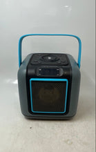 Load image into Gallery viewer, Singing Machine Cube Mini Blue Gray Portable Wireless Karaoke System

