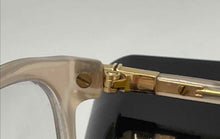 Load image into Gallery viewer, Authentic Swarovski Women's Crystal Gold Tone Glasses With Case
