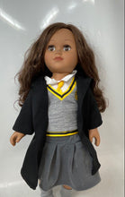 Load image into Gallery viewer, Harry Potter Hufflepuff School Uniform Brown Hair And Eyes 18 Inch Doll
