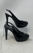 Load image into Gallery viewer, Stuart Weitzman Womens Black Round Toe Slingback Platform Heels Size 6.5M
